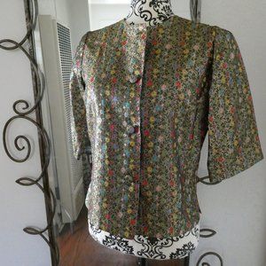 Vintage Ceeb of Miami Gold Top Jacket
